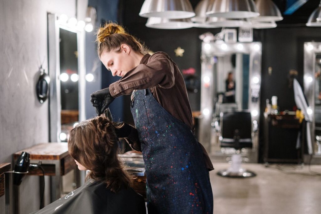 blow dry